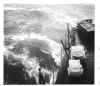 Diamantina in rough sea..