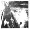 Diamantina in rough sea..