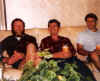 Ray Morgan, Wayne Asher, John Dyer. December 1983.jpg (88870 bytes)